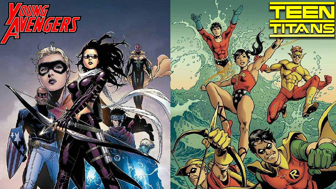 Mientras algunos piensan en la previa del finde, otros salvan el mundo, Teen Titans / Young Avengers: heroísmo púber